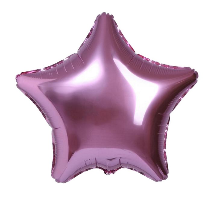 Шар фольгированный 19 «Мистик фламинго», звезда шар фольгированный 19 звезда мистик крем