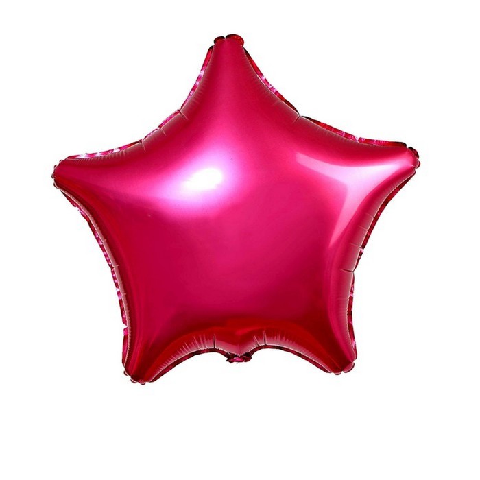 Шар фольгированный 19 «Мистик гранатовый», звезда шар фольгированный 19 звезда цвет мистик лазурь