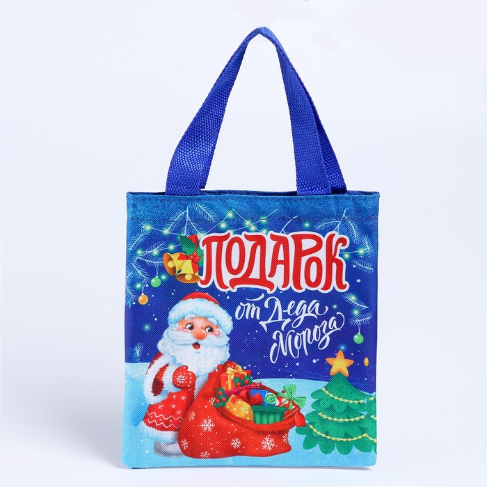 Новогодний мешок «Подарок от Деда Мороза» мешок подарочный новогодний подарок 28 х28 см