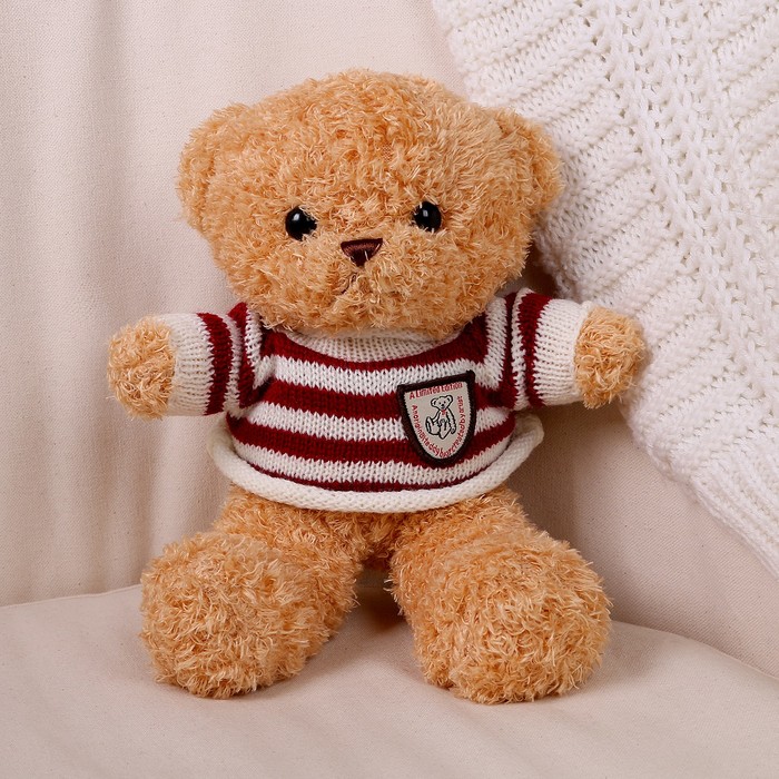 Мягкая игрушка «Медведь» в кофте, 28 см, цвет бежевый мягкая игрушка медведь в кофте