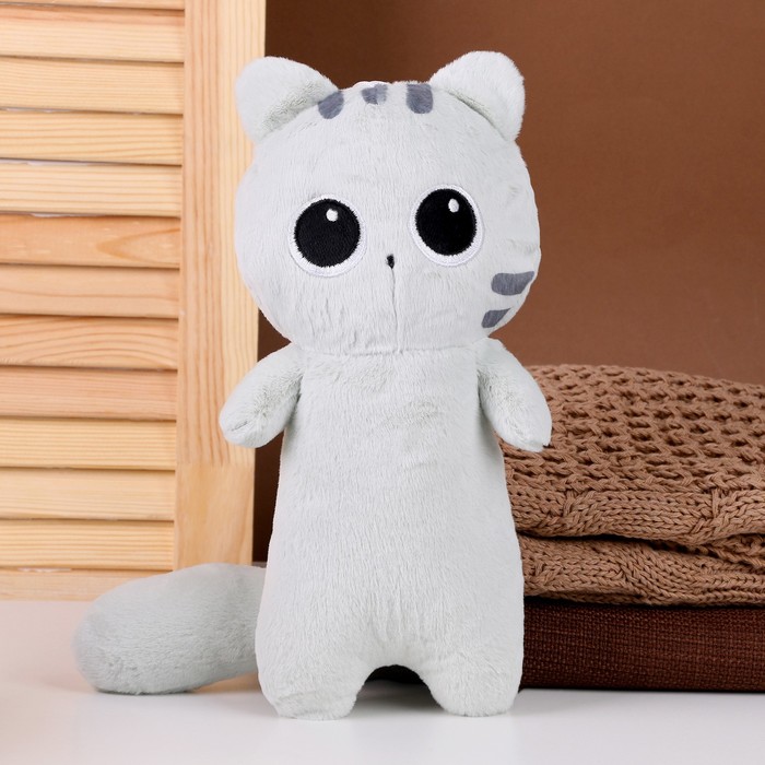 Мягкая игрушка «Кот», 30 см, цвет серый мягкая игрушка кот серый 16 см
