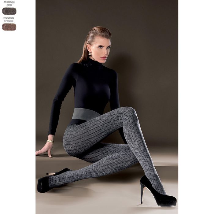 Колготки женские GABRIELLA CRISTI 60 (melange chocco, 2)