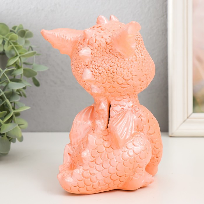 

Копилка "Дракоша" 17,5х11,5х12,5 см, персик