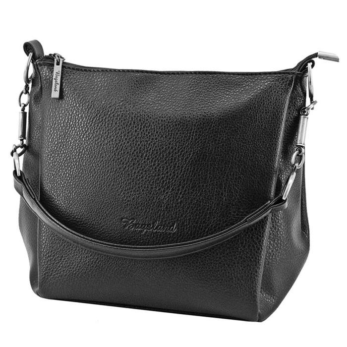 

Сумка женская В2787-00110, цвет Черный, искусственная кожа, 19х10х23 см