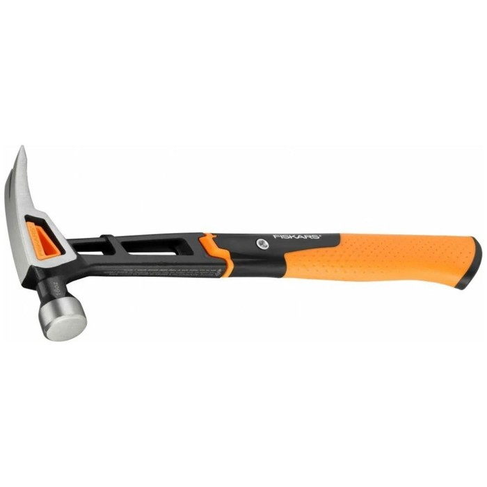 Молоток столярный M 16oz/13.5 Fiskars 1020213, кованый боек, 0.82 кг