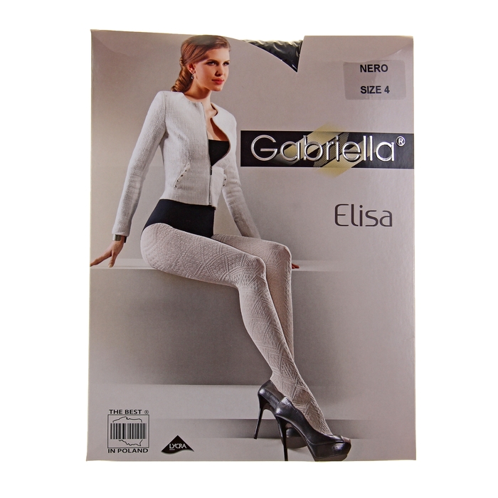 Колготки женские GABRIELLA ELISA 60 (nero, 3)
