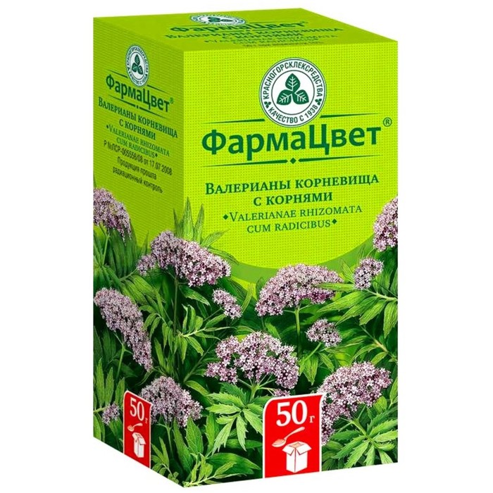 

Валерианы корневища с корнями 50 г