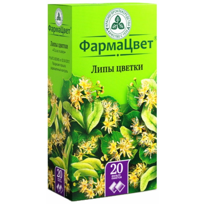 

Липы цветки 1,5 г ф/п №20