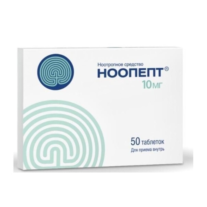 

Ноопепт таблетки 10 мг №50