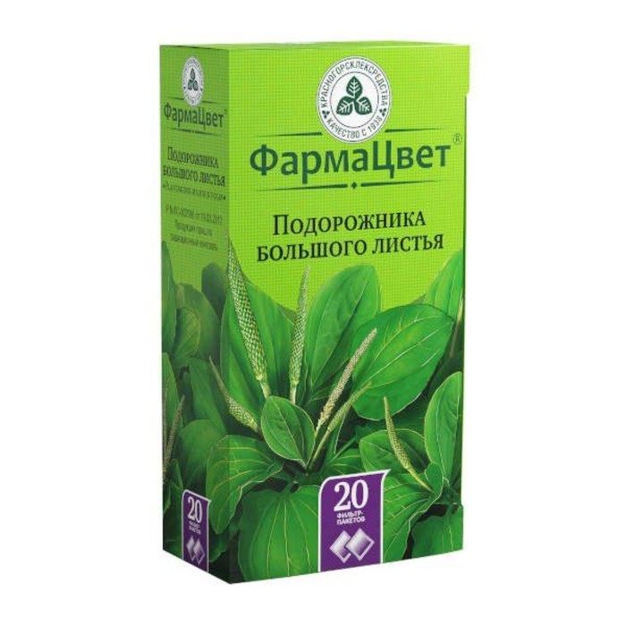 

Подорожника большого листья ф/п 1,5г №20