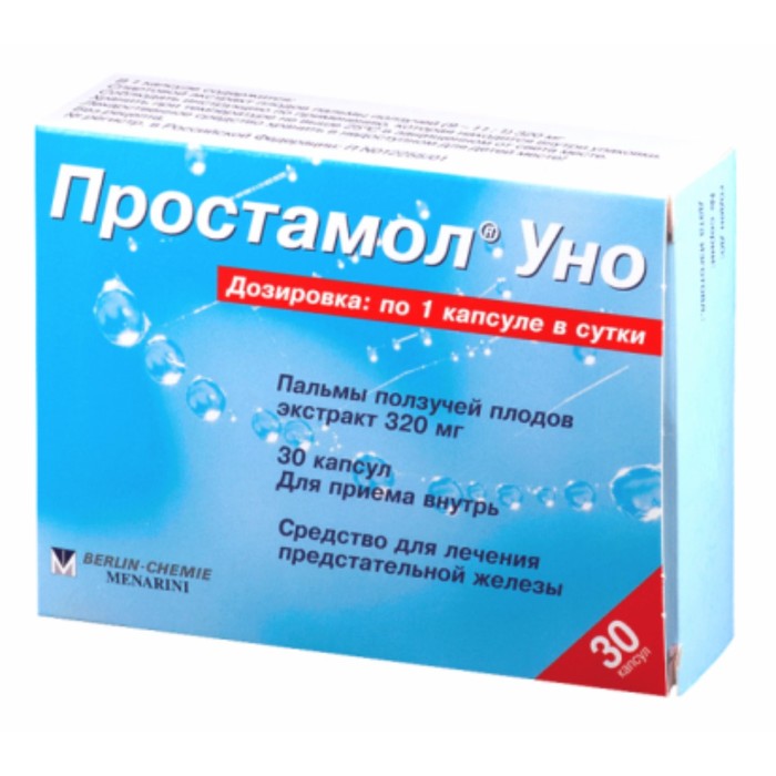 

Простамол Уно капсулы 320 мг №30