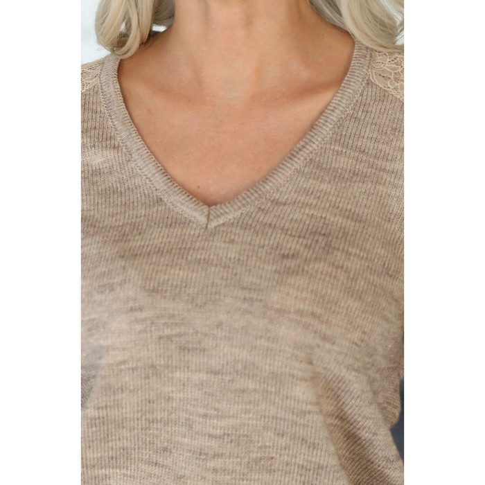 

Джемпер женский, размер 42, цвет бежевый