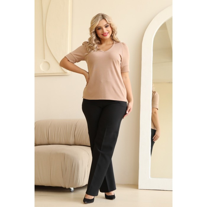 

Джемпер женский, размер 62, цвет бежевый