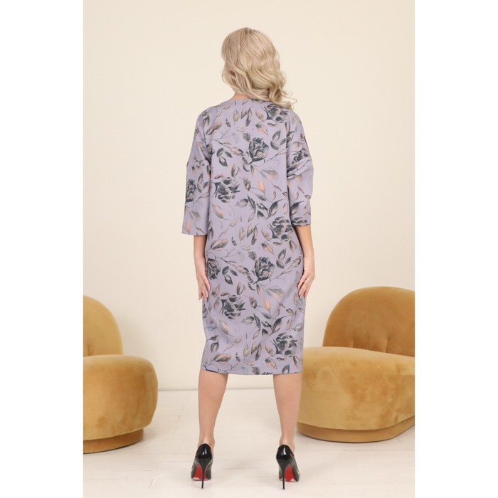 

Платье женское, размер 50, цвет серый