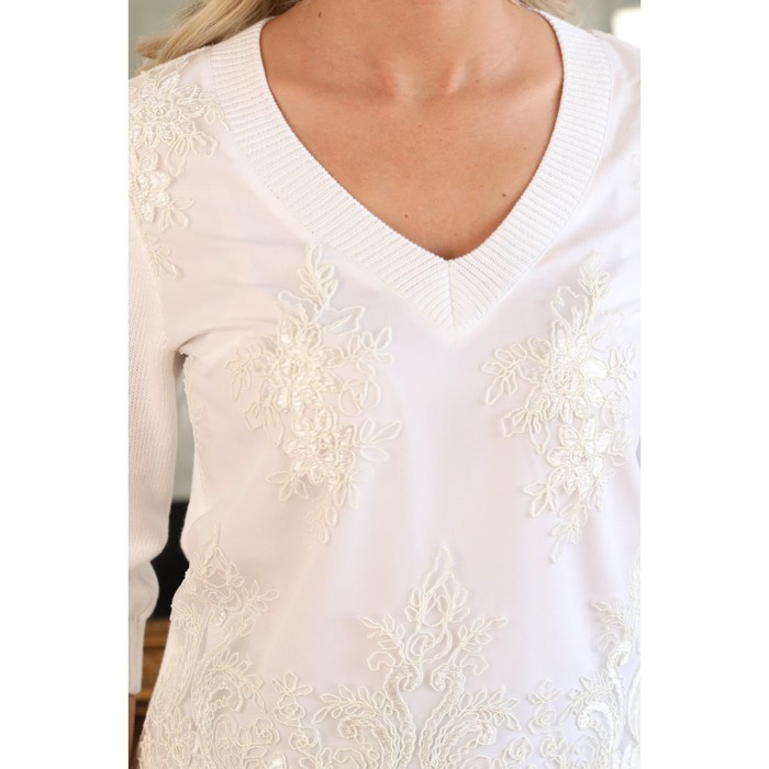 

Джемпер женский, размер 42, цвет белый