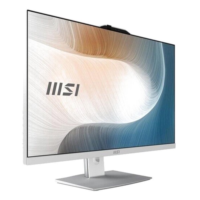 

Моноблок MSI Modern AM272, 27", i5-1240P, 16 Гб, SSD 512Гб, UHD, noOS, белый