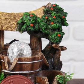 

Фонтан "Кувшины и подсолнухи" (с подсветкой) 17x25 см