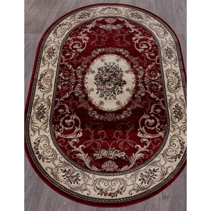 

Ковёр овальный Colizey D066, размер 80x150 см, red