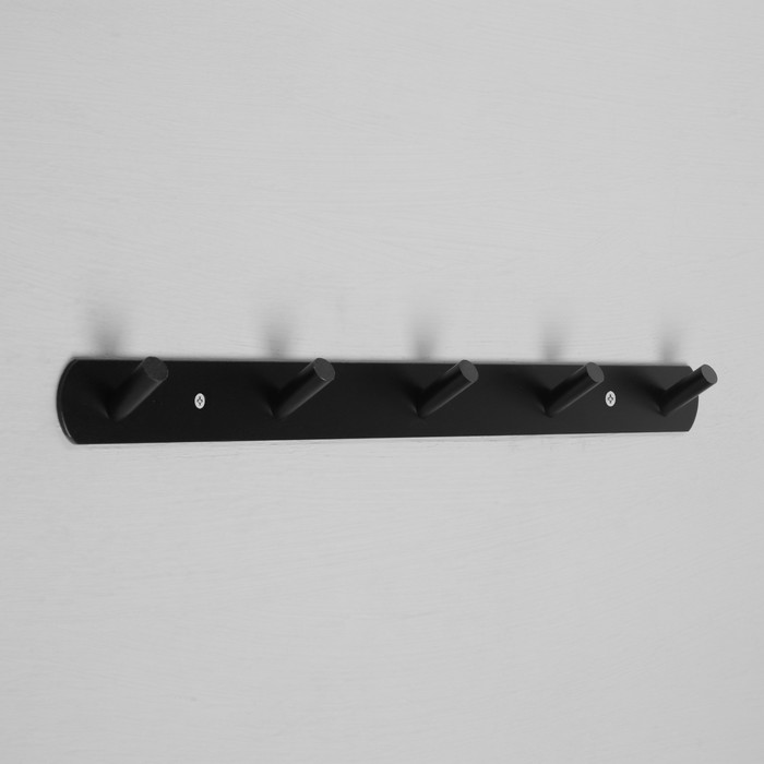 Вешалка CAPPIO CVP001, металлическая, пятирожковая, цвет черный