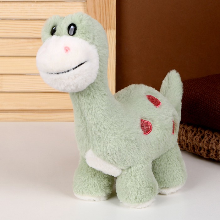 Мягкая игрушка «Динозаврик», 23 см, цвет зелёный мягкая игрушка динозаврик 40 см цвет зелёный