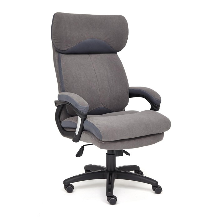Кресло руководителя DUKE флок/ткань, серый/серый, 29/TW-12 кресло руководителя softy lux флок серый 29