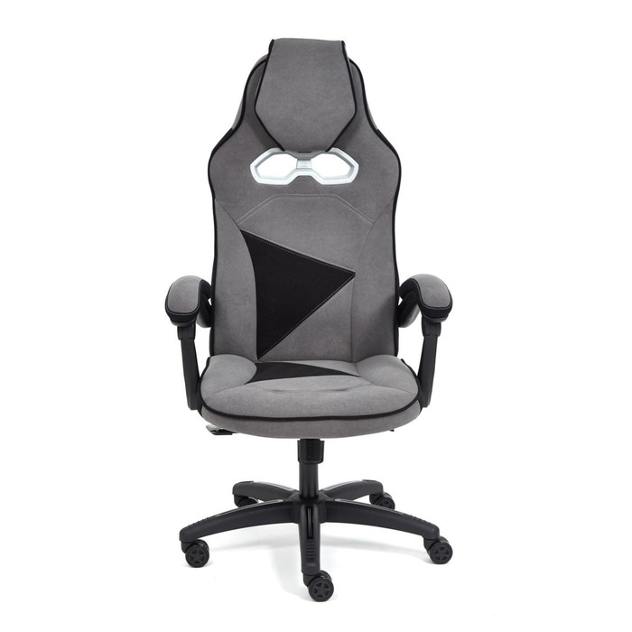 Кресло для геймеров ARENA флок, серый/черный, 29/35 кресло tetchair madrid флок черный 35