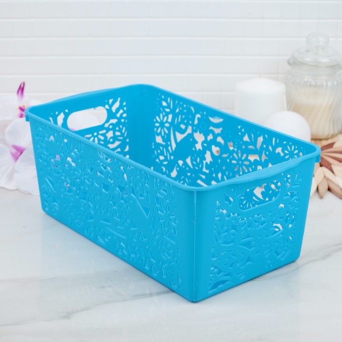 Корзина для хранения "Птицы", цвет МИКС