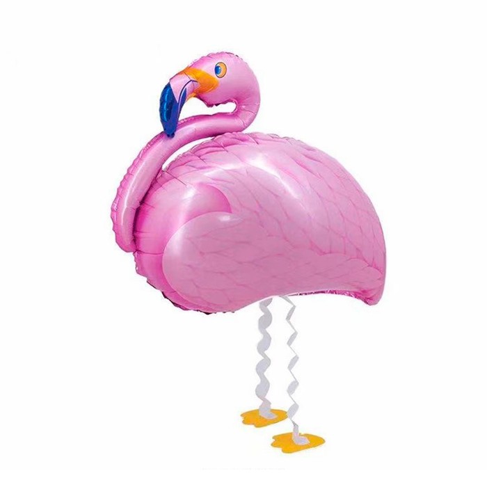 Шар фольгированный 25 «Розовый фламинго», на ножках