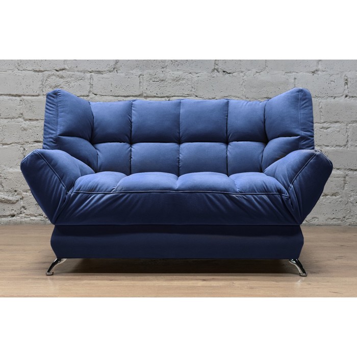 Прямой диван «Люкс 2», механизм клик-кляк, велюр, цвет selfie deep blue прямой диван люкс 2 механизм клик кляк велюр цвет сatania humus