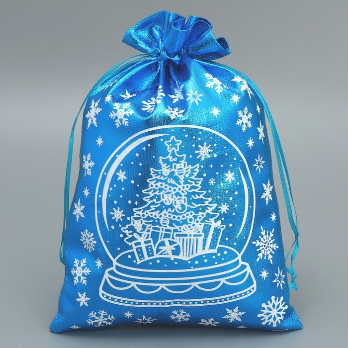 Мешочек подарочный парча «Новогоднее желание», 20 х 30 см +/- 1.5 см