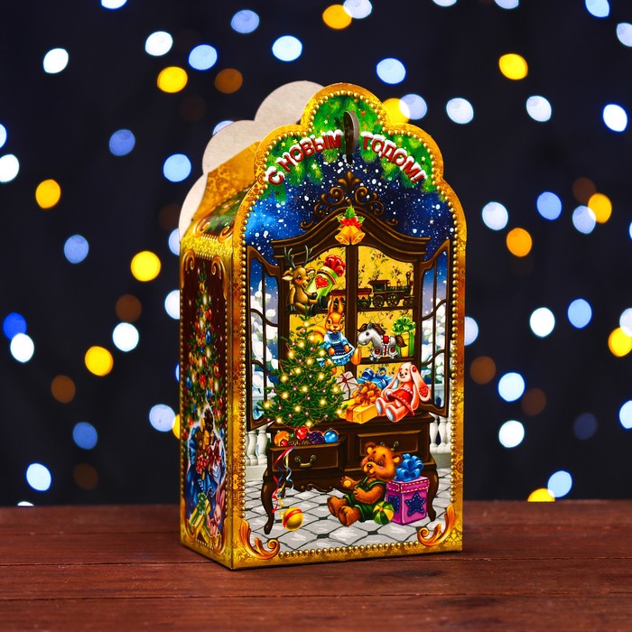 

Подарочная коробка "Дед Мороз" 12 x7 x 23 см