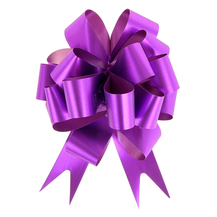 Бант-шар №3 "Классика", цвет фиолетовый