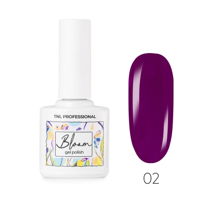 

Гель-лак TNL Professional Bloom, №2 фиолетовый ирис, 10 мл