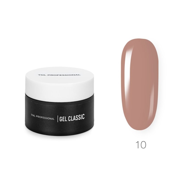 

Гель TNL Classic, №10 камуфлирующий темно-розовый, 30 мл