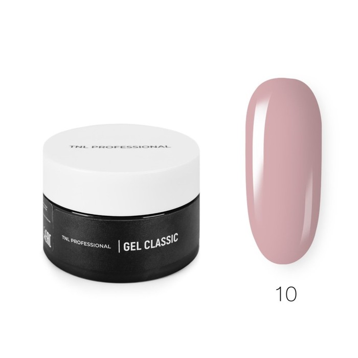 

Гель TNL Classic, №10 камуфлирующий темно-розовый, 50 мл