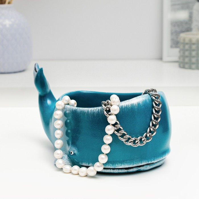 фото Подставка для мелочей "кит" 22х13см хорошие сувениры