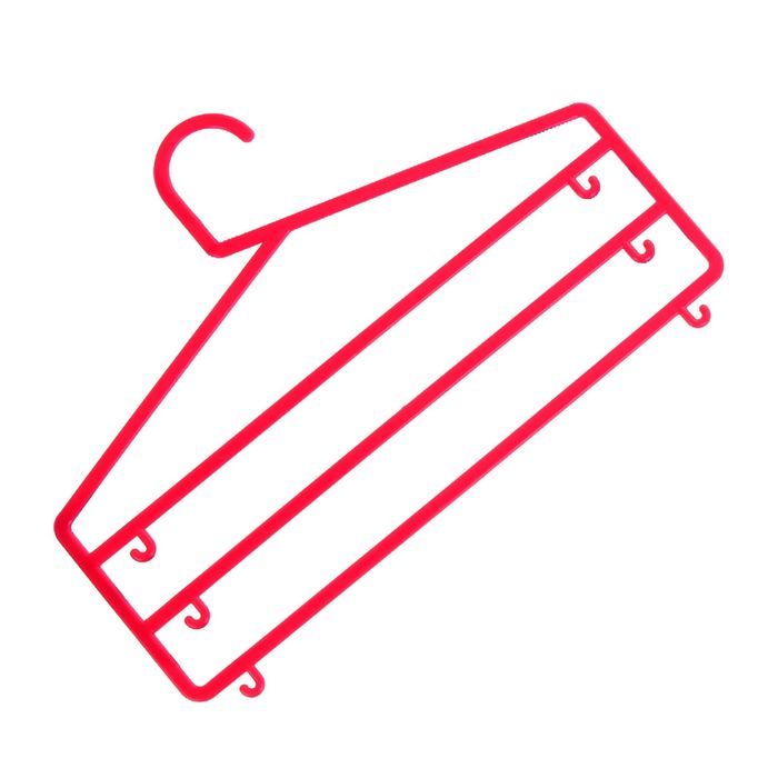 Вешалка для брюк и юбок трехуровневая "Триада", цвет МИКС