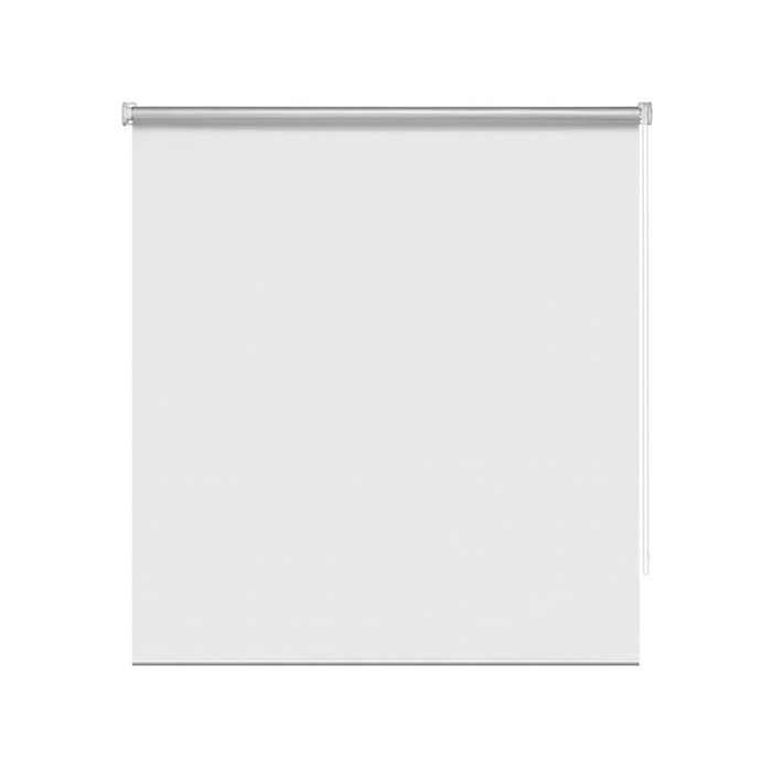 Рулонная штора «Блэкаут Штрих», 140x230 см, цвет белый