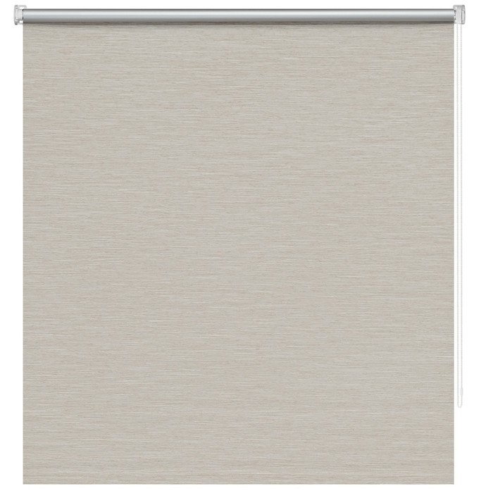 Рулонная штора «Блэкаут Штрих», 140x230 см, цвет коричневый
