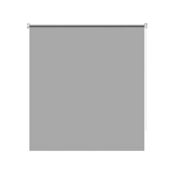 Рулонная штора Decofest «Блэкаут Плайн», 60x250 см, цвет серый