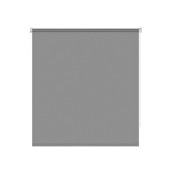 Рулонная штора «Плайн», 50x250 см, цвет серый