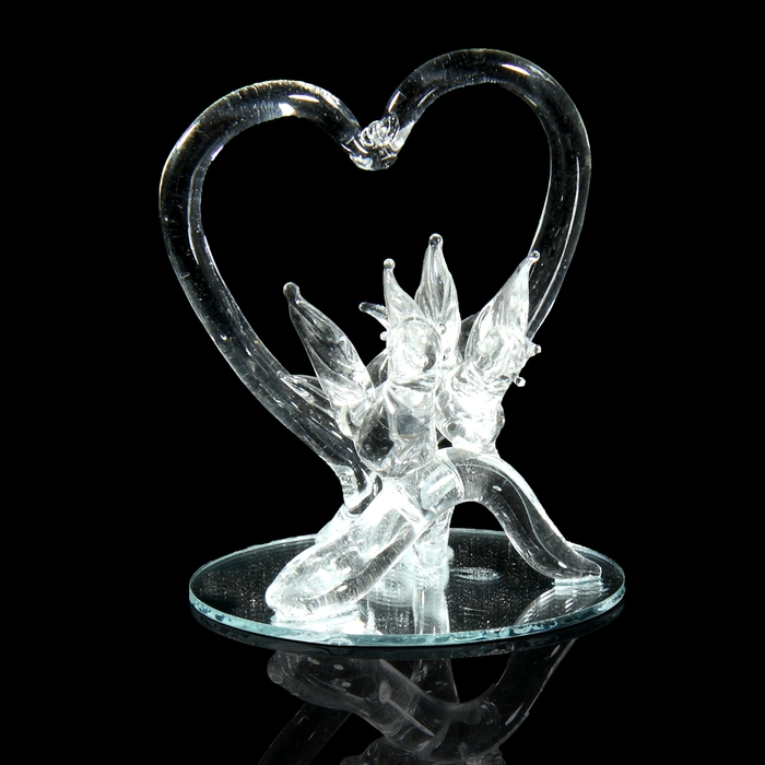 Сувенир "2 голубя на подставке"