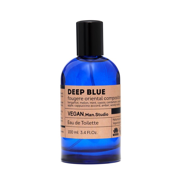 фото Туалетная вода мужская vegan man studio deep blue, 100 мл delta parfum