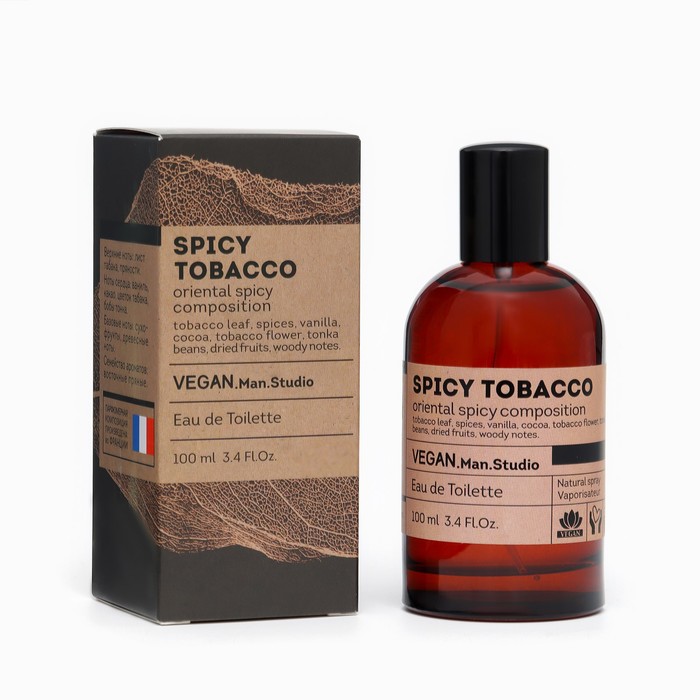 Туалетная вода мужская Vegan Man Studio Spicy Tobacco 100 мл по мотивам Tobacco Vanilla Tom Ford 499₽