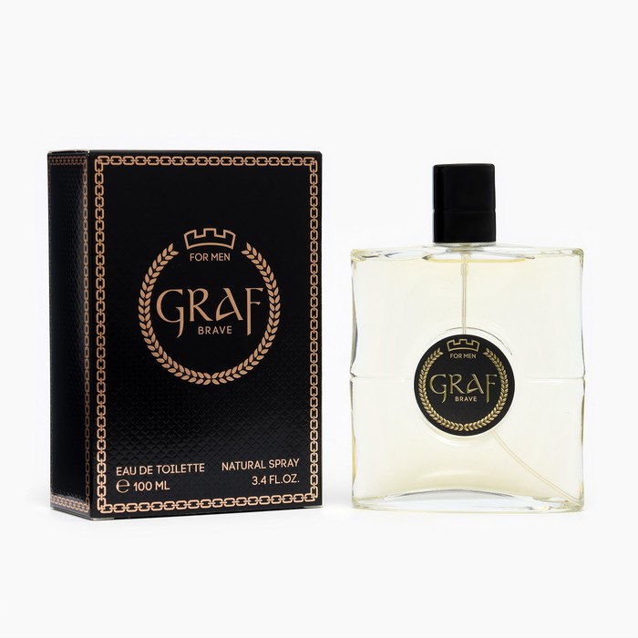

Туалетная вода мужская Graf Brave, 100 мл (по мотивам Azzaro Chrome (Azzaro)