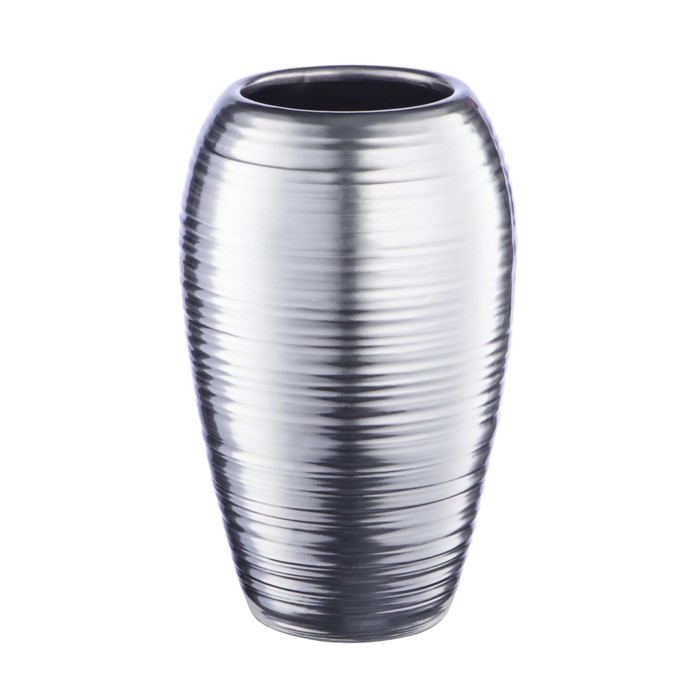 Декоративная ваза «Модерн», 12×12×20 см, цвет металлический табличка декоративная модерн 15 8x28 см