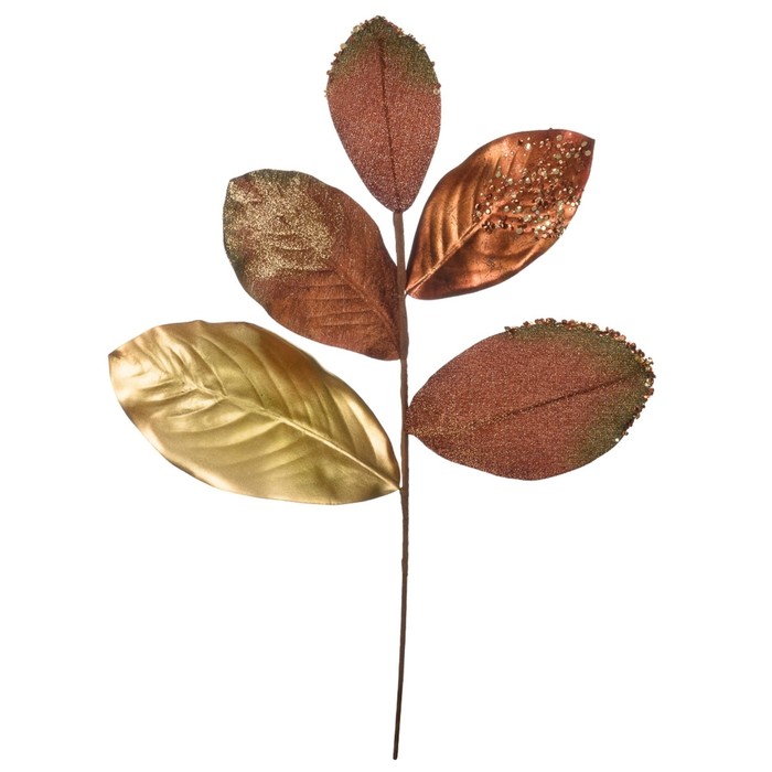 Искусственное растение, высота 58 см, цвет золотой металл искусственное растение папоротник нефролепис высота 43 см