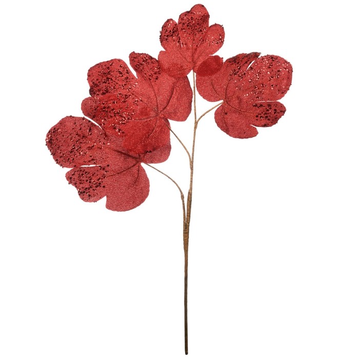 Искусственное растение «Смоковница», высота 63 см, цвет красный искусственное растение папоротник нефролепис высота 43 см