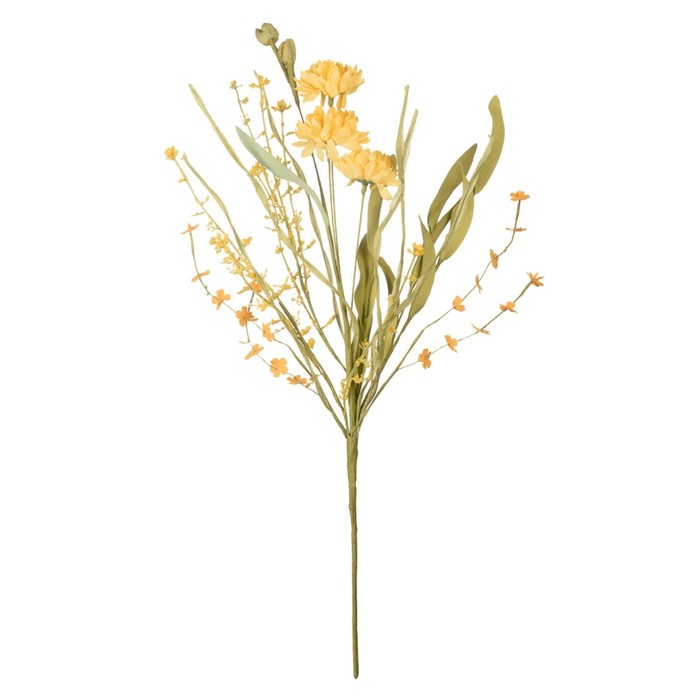 Искусственный цветок «Одуванчик полевой», высота 55 см, цвет жёлтый искусственный цветок полевой высота 30 см цвет красный