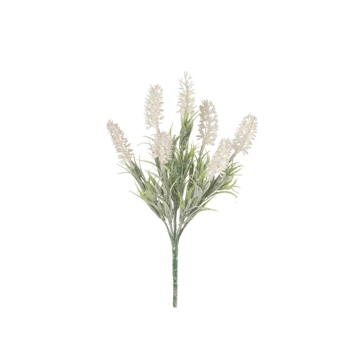 Искусственный цветок «Лаванда», высота 30 см, цвет белый искусственный цветок полевой высота 30 см цвет красный